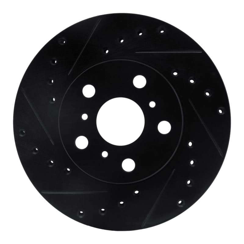 R1 Concepts — R1 87-91 Toyota Camry Front Left Drilled & Slotted Black Brake Rotor
R1 Brake Rotor Drill