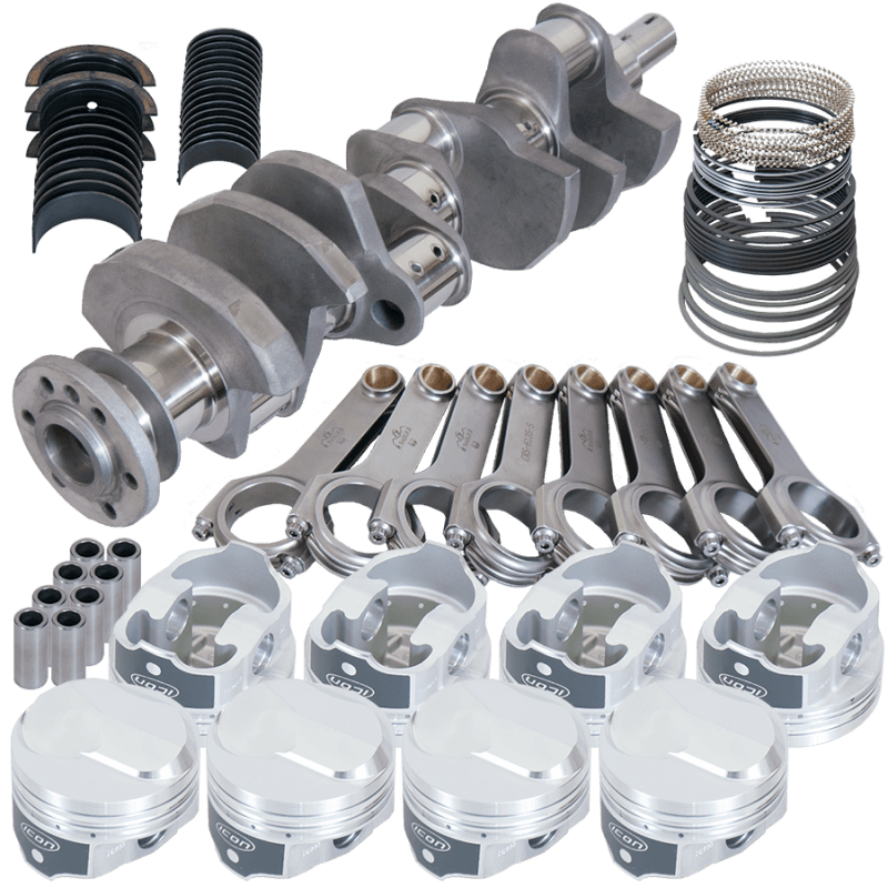 Eagle — Eagle Chevy 454 4.000in Crank 6.135in H-Beam 38cc Dome 4.350in Pistons Rotating Assembly
Competition Assembly