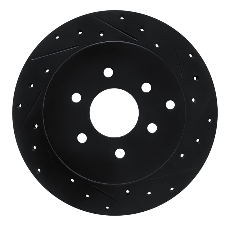 R1 Concepts — R1 05-12 Nissan Pathfinder Rear Right Drilled & Slotted Black Brake Rotor
R1 Brake Rotor Drill