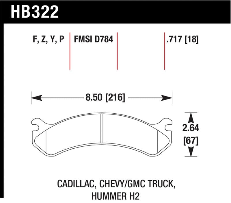 Hawk Performance — SuperDuty Disc Brake Pad