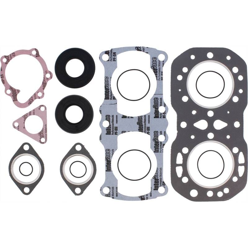 Vertex Pistons — Vertex Gaskets 1996 Polaris 500 Carb SKS Complete Gasket Kit w/ Oil Seals