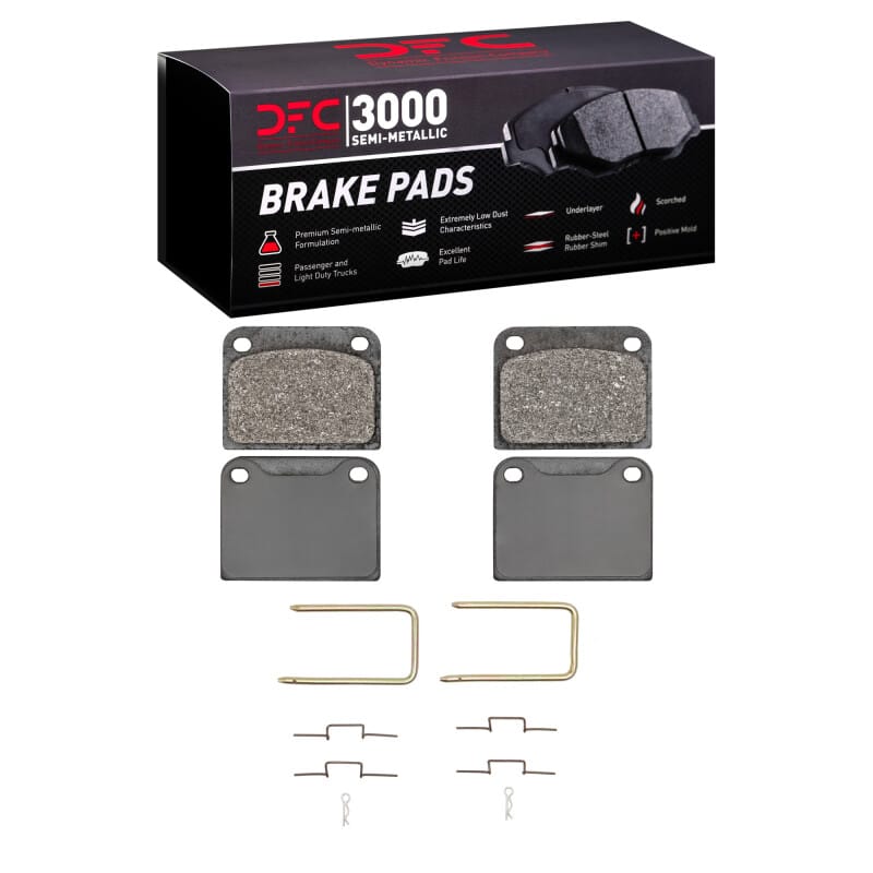 DFC — DFC 74-74 Saab 99 Rear 3000 Semi-Metallic Brake Pads and Hardware Kit
DFC Brake Pad Set