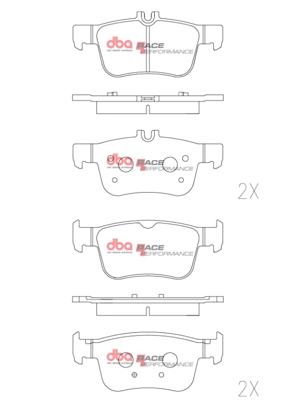 DBA — DBA 16-21 Honde Civic (Excl Si/Type-R) RP Performance Rear Brake Pads
Brake Rotor