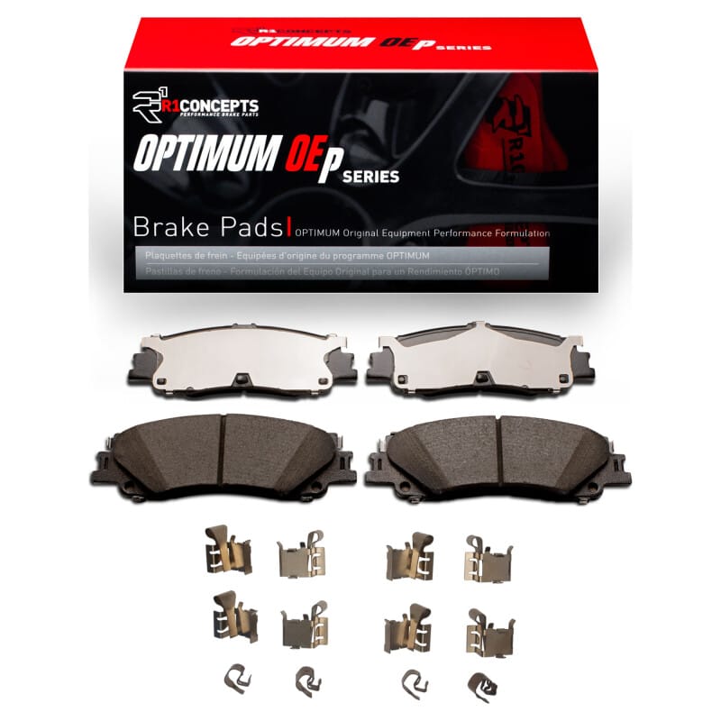 R1 Concepts — R1 2022-2025 Infiniti QX80 Rear R1 Optimum OE Pads & Hardware Kit