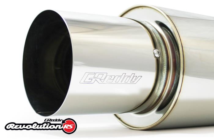 GReddy — GReddy Universal 3in 3-Bolt Tip Revolution RS Muffler