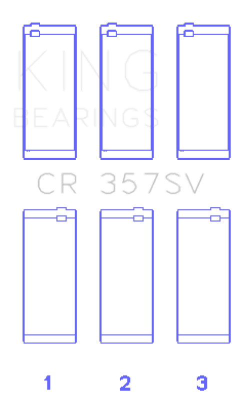 King Engine Bearings — King Engine Bearings Mini Cooper B38A15M0 (Size +0.25mm) Connecting Rod Bearing Set
Engine Bearing