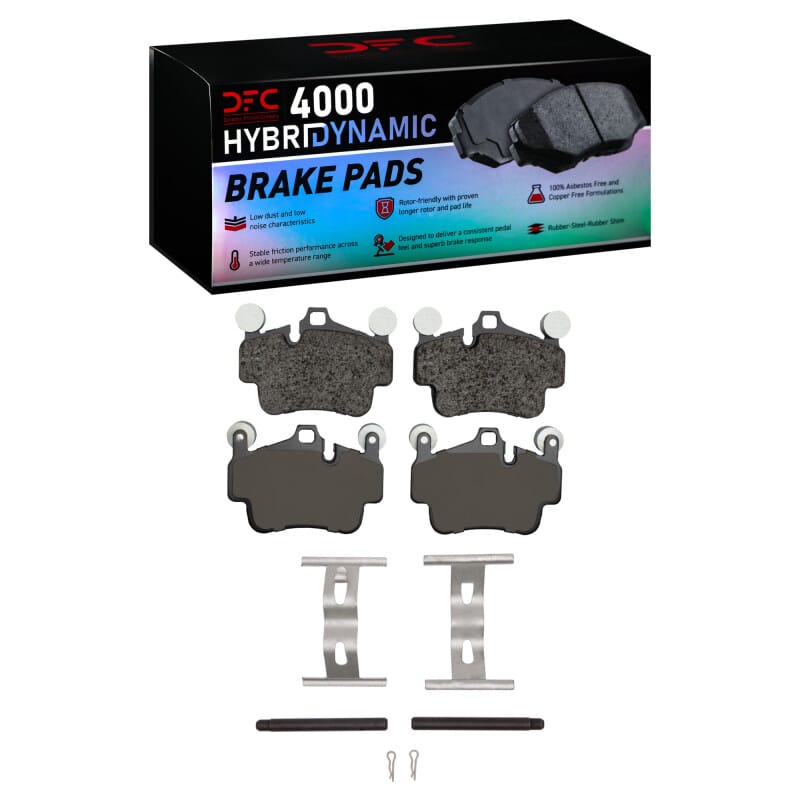 DFC — DFC 06-12 Porsche Cayman Rear 4000 HybriDynamic Brake Pads and Hardware Kit
DFC Brake Pad Set