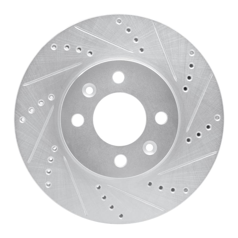 R1 Concepts — R1 88-98 Saab 9000 Front Right Drilled & Slotted Silver Brake Rotor
R1 Brake Rotor Drill