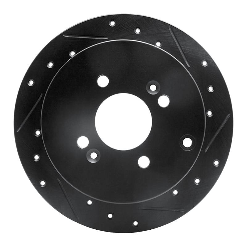 R1 Concepts — R1 06-12 Dodge Attitude (Mexico) Rear Right Drilled & Slotted Black Brake Rotor
R1 Brake Rotor Drill