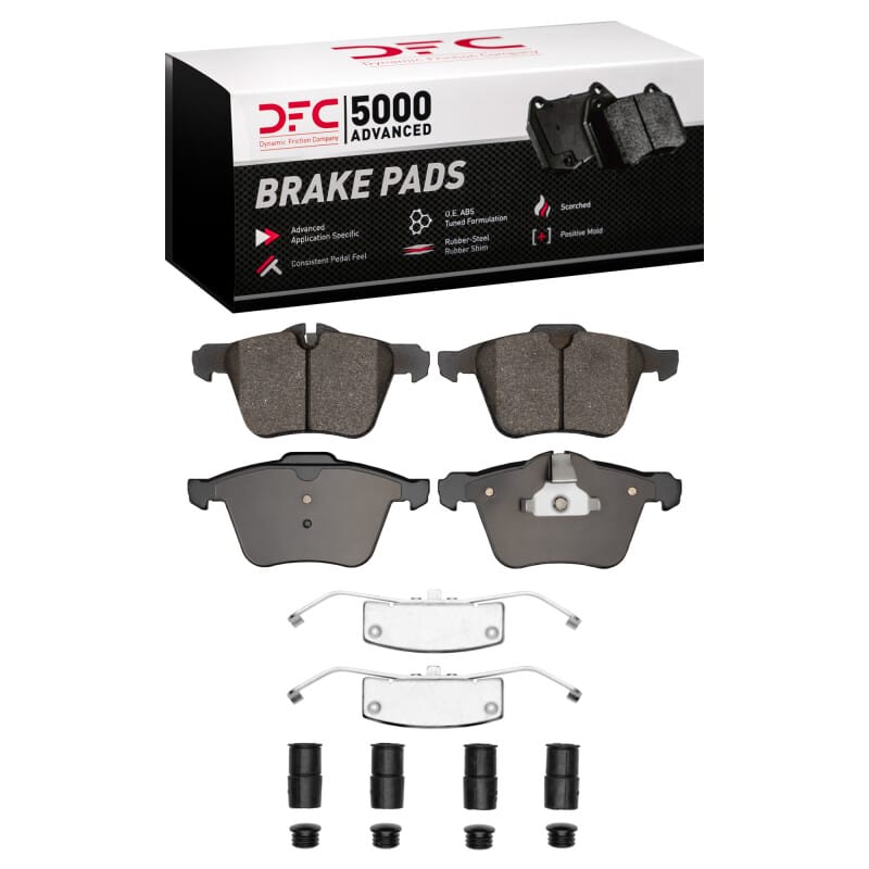 DFC — DFC 09-15 Jaguar XF Front 5000 Advanced Low Metallic Brake Pads and Hardware Kit
DFC Brake Pad Set