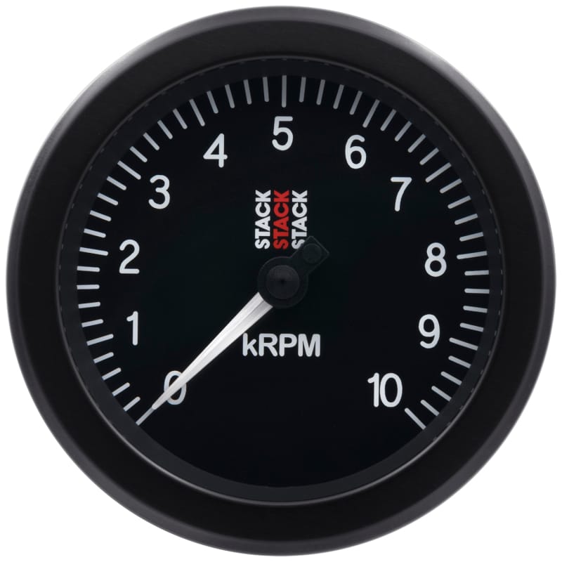 AutoMeter — Autometer Stack Sport 88mm 0-10K RPM Tachometer - Black
TACH SPORT BK 10KRPM