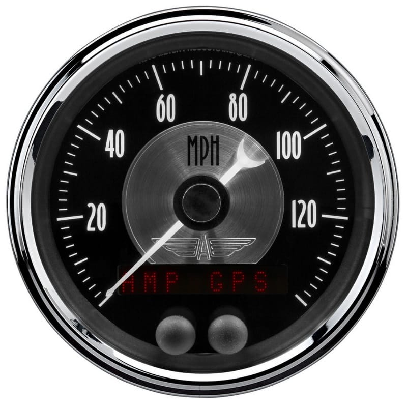 AutoMeter — Autometer Prestige Series Black 3-3/8in Electrical 140mph
3-3/8" SPEEDO, 140 M