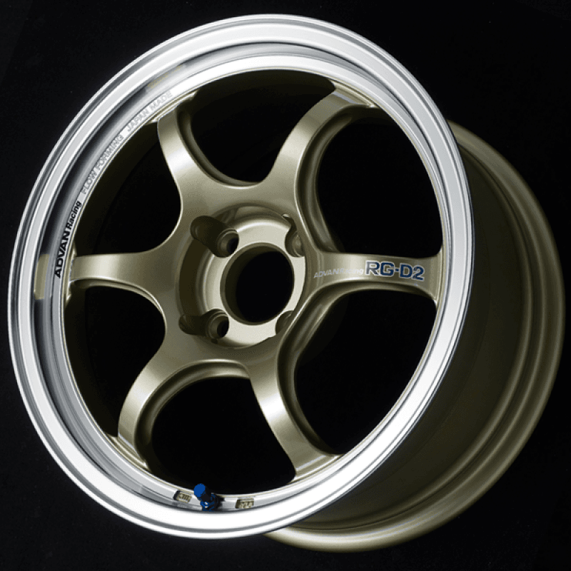 Advan — Advan RG-D2 16x8.0 +38 4x100 Machining and Champagne Gold Wheel