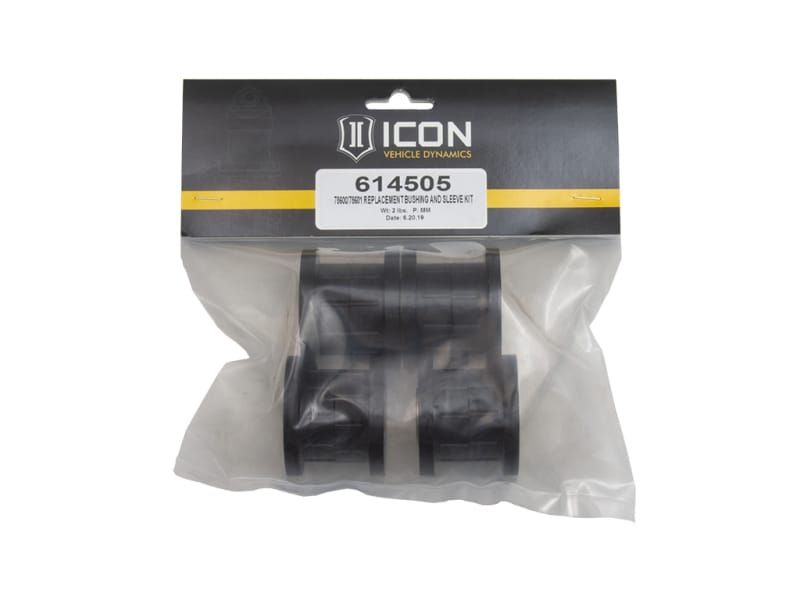 ICON — ICON 78600 / 78601 Replacement Bushing & Sleeve Kit
UCA BUSHING KIT