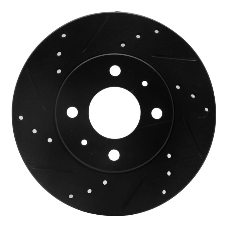R1 Concepts — R1 95-00 Nissan 200SX Front Left Drilled & Slotted Black Brake Rotor
R1 Brake Rotor Drill