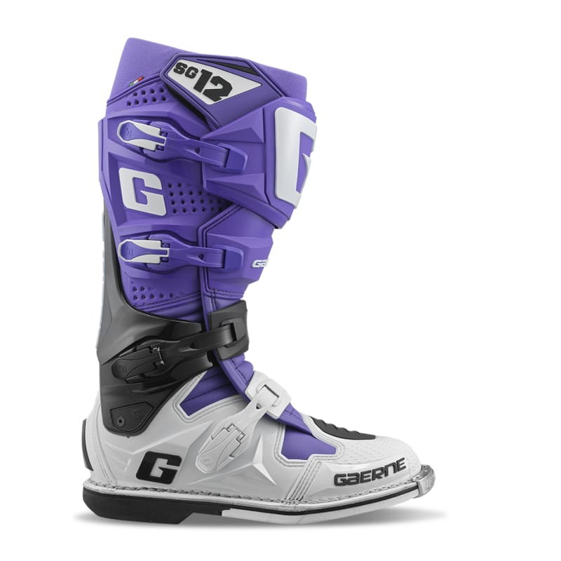 Gaerne — Gaerne SG12 Limited Edition LE Boot Purple/Black/White Size 9.5