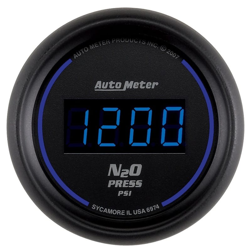 AutoMeter — Autometer Ultra-Lite 2-1/16in 1600 PSI Digital Nitrous Pressure Gauge - Black
GA 2" N2O Press CBD