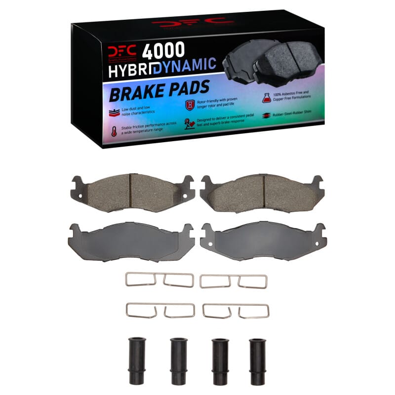 DFC — DFC 82-92 American Motors CONCORD Front 4000 HybriDynamic Brake Pads and Hardware Kit
DFC Brake Pad Set
