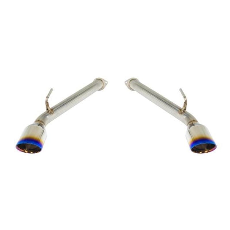 Remark — Remark 2017+ Infiniti Q60 Axle Back Exhaust w/Burnt Stainless Double Wall Tip