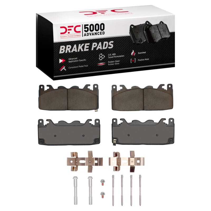 DFC — DFC 24-25 Ford Mustang Front 5000 Advanced Ceramic Brake Pads and Hardware Kit
DFC Brake Pad Set