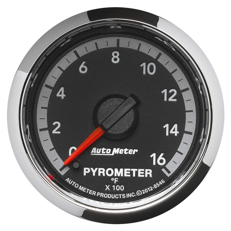 AutoMeter — GAUGE,PYRO. (EGT),2 1/16",1600 Degrees F,STEPPER MOTOR,RAM GEN 4 FACT. MATCH