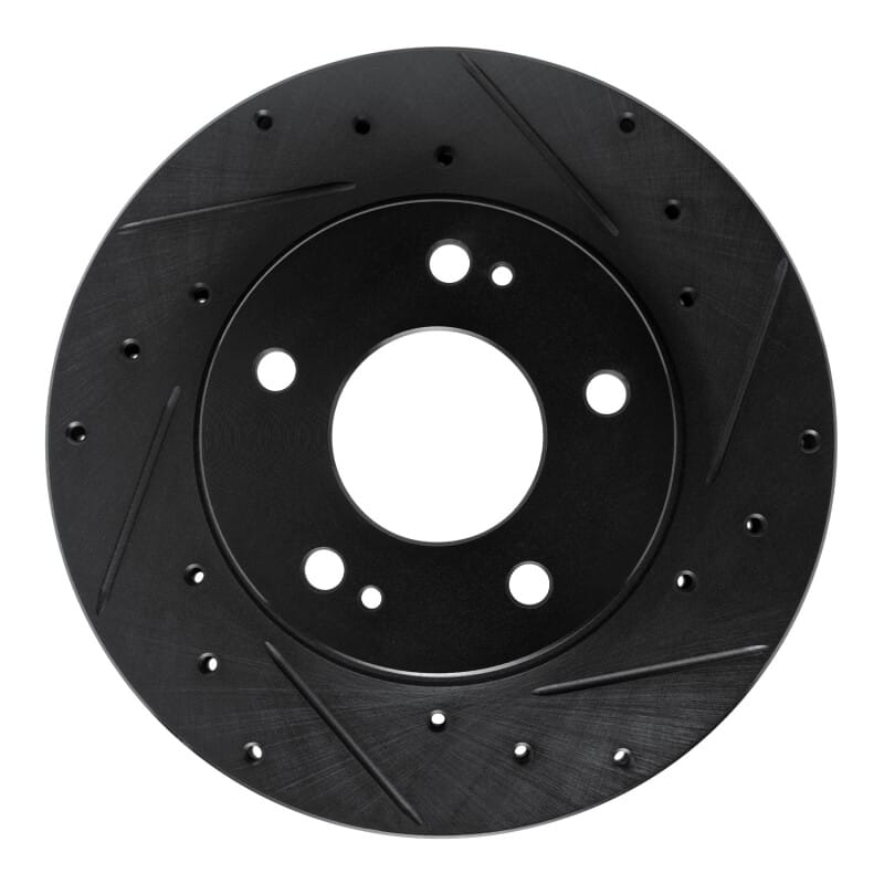 R1 Concepts — R1 98-98 Eagle TALON Front Right Drilled & Slotted Black Brake Rotor
R1 Brake Rotor Drill