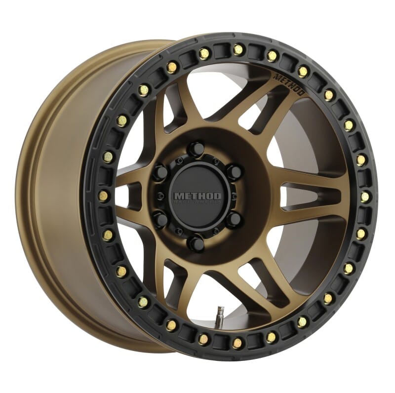 Method Wheels — Method MR106 Beadlock 17x9 -44mm Offset 6x5.5 108mm CB Method Bronze w/BH-H24125 Wheel
mrwMR10679060944B