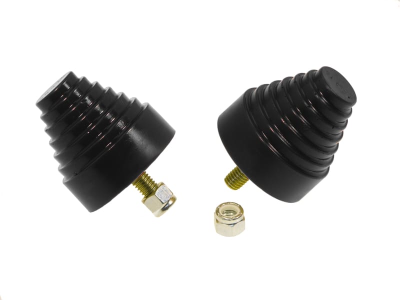 Prothane — Prothane Universal Bump Stop 2-1/4X2-1/4 Cone w/Stp - Black
BUMP STOPS