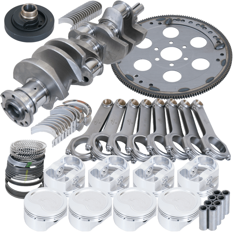 Eagle — Eagle Oldsmobile 45 4.500in Crank 7.100in H-Beam -15cc Inv Dome 4.155in Pistons Balanced Assembly
Bal Str & Strip Assy
