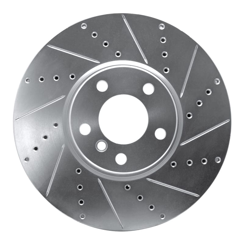 R1 Concepts — R1 10-18 BMW 535I GT Left Front Drilled & Slotted Silver Brake Rotor
R1 Brake Rotor Drill