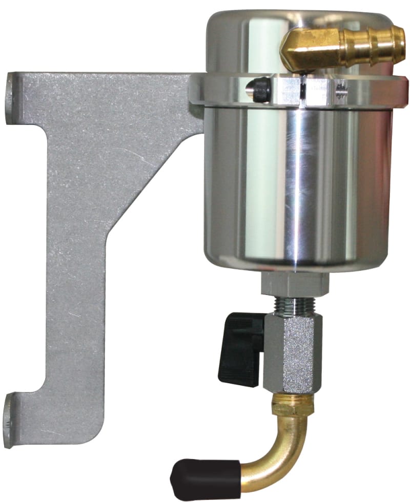 Moroso — Moroso 12-18 Jeep 3.6L JK Air/Oil Separator Catch Can - Large Body - Billet Aluminum