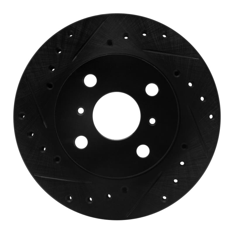 R1 Concepts — R1 86-89 Toyota Celica Front Right Drilled & Slotted Black Brake Rotor
R1 Brake Rotor Drill
