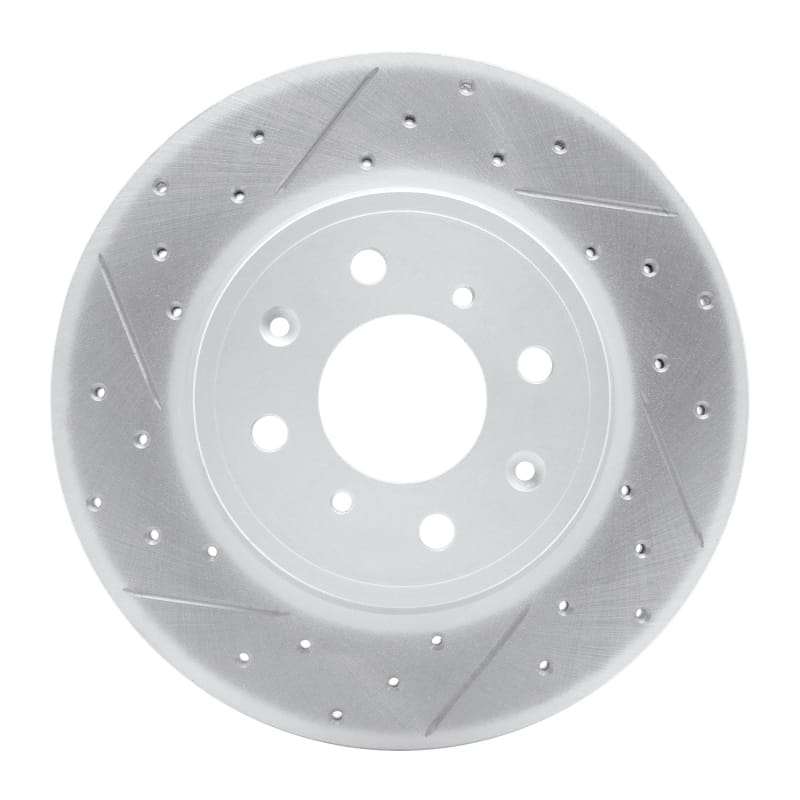 R1 Concepts — R1 15-20 Honda Fit (USA/Canada) Front Left Drilled & Slotted Geo-Carbon Rotor