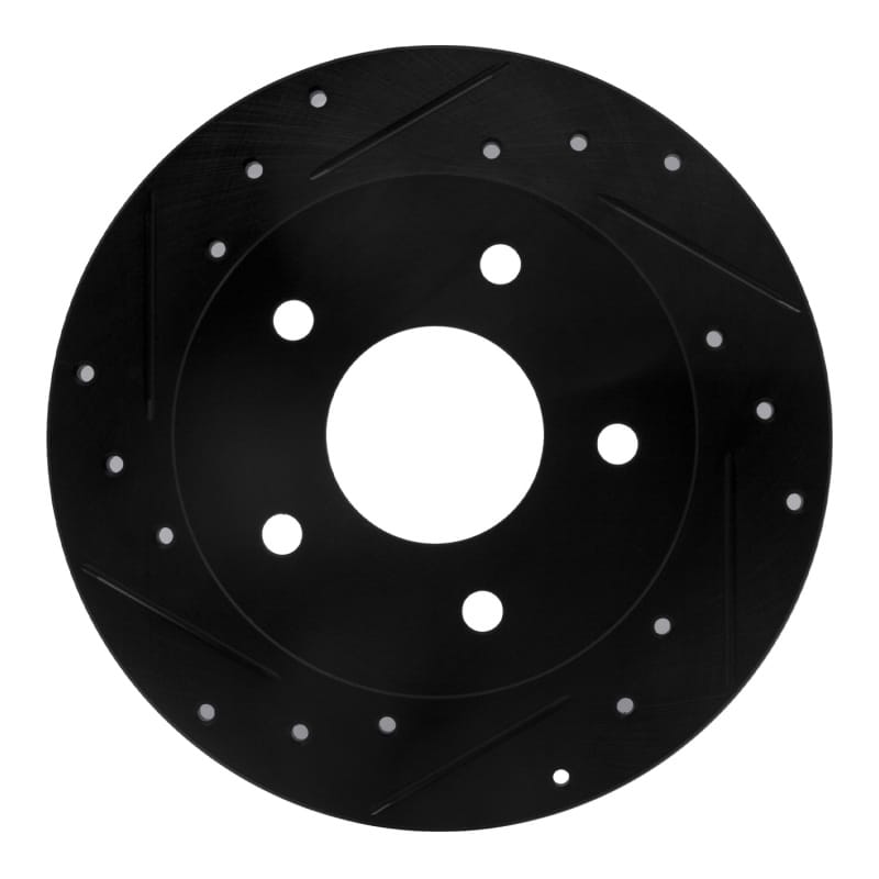 R1 Concepts — R1 89-93 Nissan Maxima Rear Left Drilled & Slotted Black Brake Rotor
R1 Brake Rotor Drill