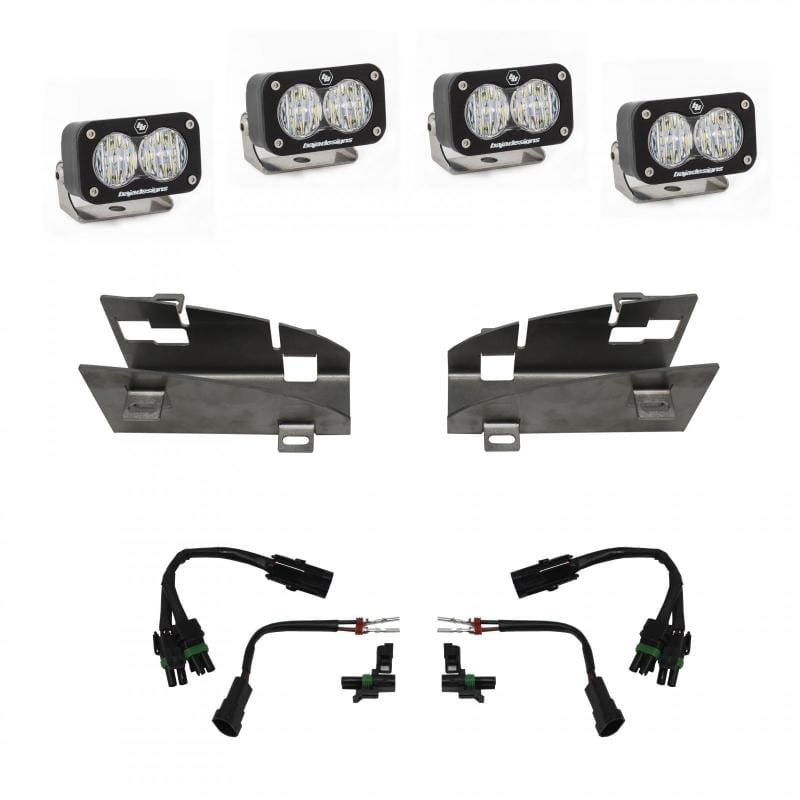 Baja Designs — Baja Designs 2019+ Dodge Ram Rebel 1500 S2 Dual Fog Pocket Kit
