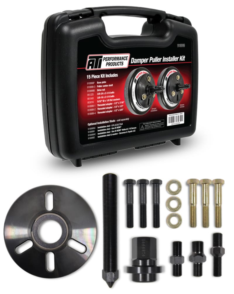 ATI — ATI Installation Stud - LS1/2/3/6/7/9/A - M16x2.0x5.6 Long - Damper Puller Metric Adapter