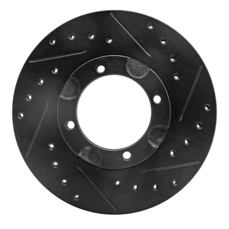 R1 Concepts — R1 87-99 Hyundai Excel Front Right Drilled & Slotted Black Brake Rotor
R1 Brake Rotor Drill