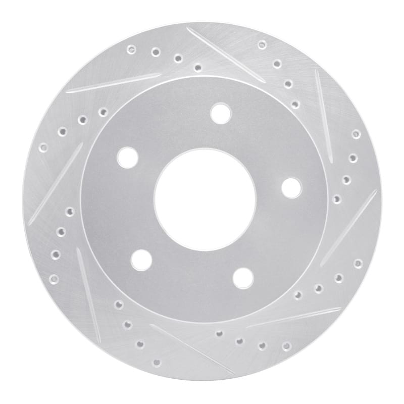R1 Concepts — R1 00-02 Dodge Ram 1500 Pickup Front Right Drilled & Slotted Silver Brake Rotor
R1 Brake Rotor Drill