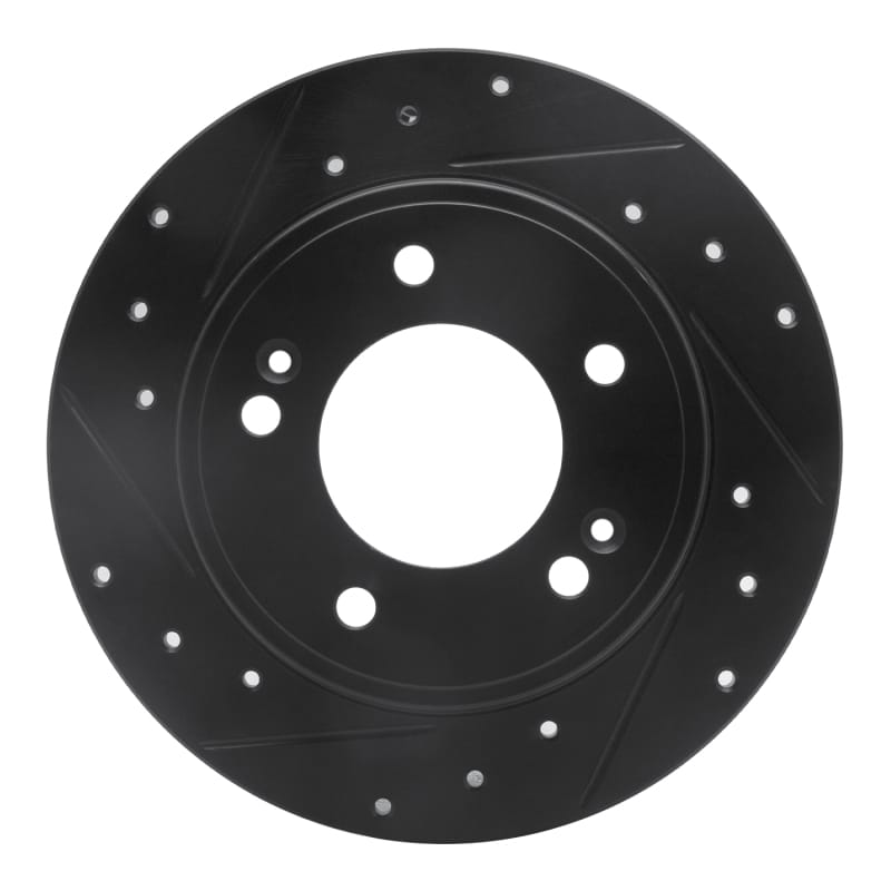 R1 Concepts — R1 11-25 Hyundai Kona Rear Left Drilled & Slotted Black Brake Rotor
R1 Brake Rotor Drill