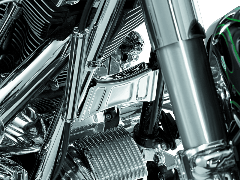 Kuryakyn — Kuryakyn Downtube Cross Brace Cover 99-13 Touring Chrome