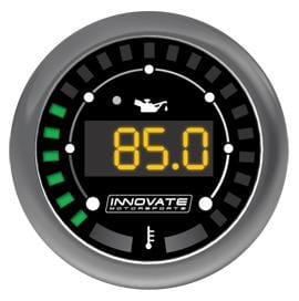 Innovate Motorsports — MTX-D: Oil Pressure (0-145 PSI, 10 BAR) & Temp Gauge Kit, Dual Function