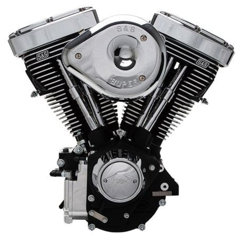 S&S Cycle — S&S Cycle 84-98 Carbureted Non-Catalyst BT V96R Complete Assembled 50 State Legal Engine - Black