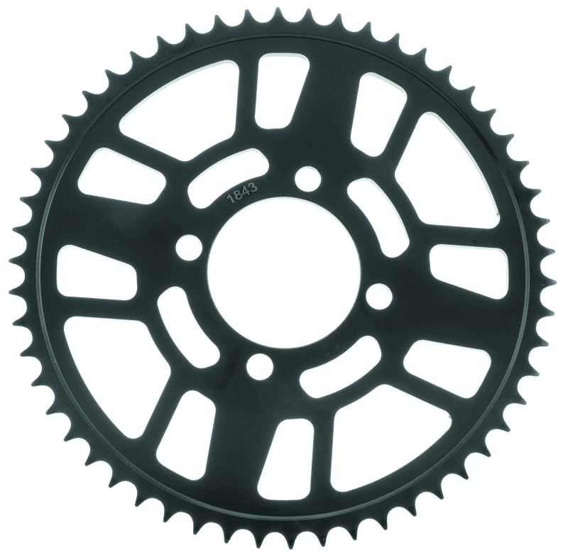 BikeMaster — BikeMaster Yamaha Rear Steel Sprocket 428 49T - Black
