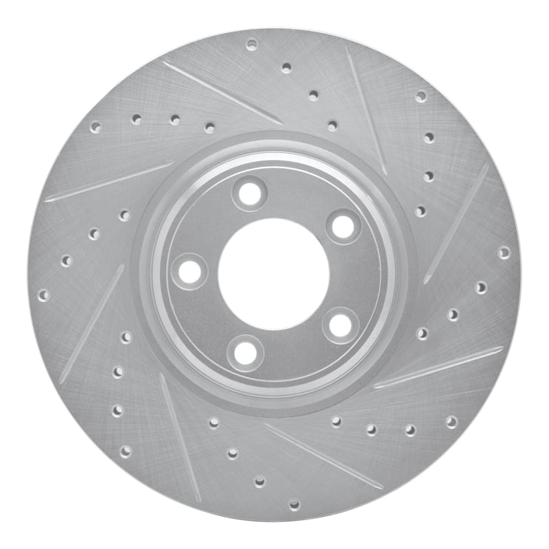 R1 Concepts — R1 03-05 Jaguar VanDEN PLAS Front Right Drilled & Slotted Silver Brake Rotor
R1 Brake Rotor Drill