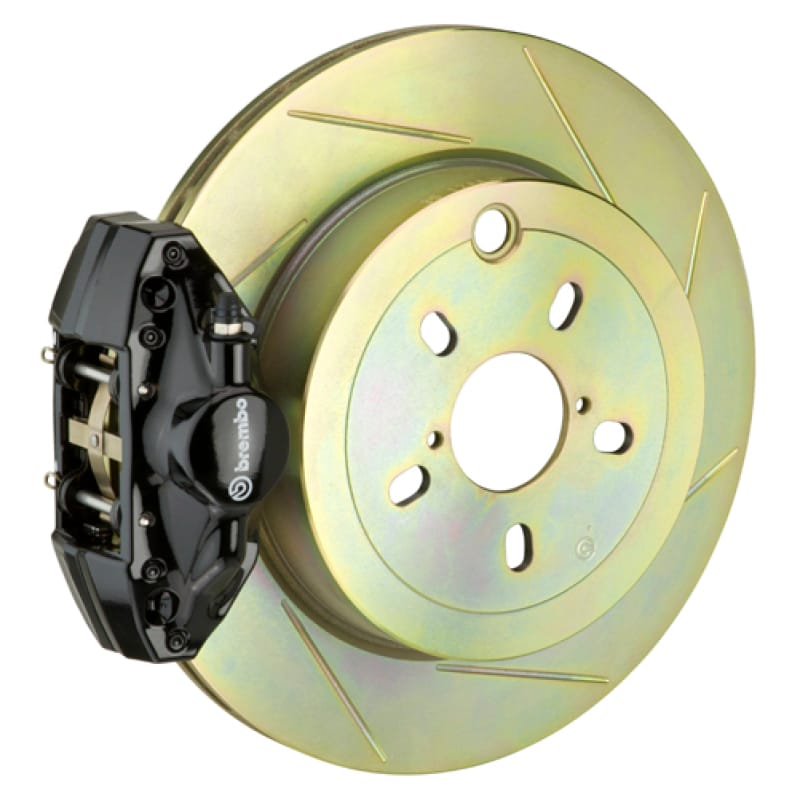 Brembo — Brembo 12-16 FRS Exc w/ Elec Park Brake Rr GT BBK 2 Pis Cast 2pc 316 x20 1pc Rtr Slot Type1-Black
