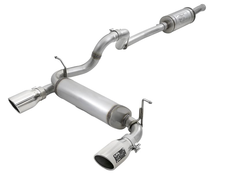 aFe — aFe Rebel Series 2.5in 409 SS Cat-Back Exhaust w/ Polished Tips 2018+ Jeep Wrangler (JL) V6 3.6L
Cat-Back Exhaust