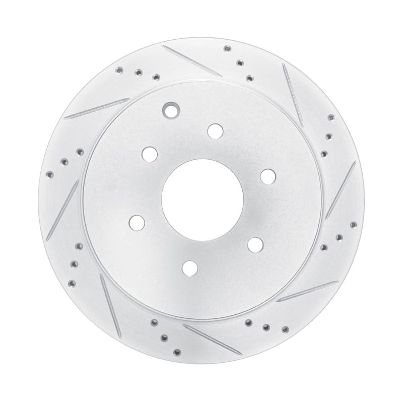 R1 Concepts — R1 10-24 Infiniti QX80 Rear Right Drilled & Slotted Silver Brake Rotor
R1 Brake Rotor Drill