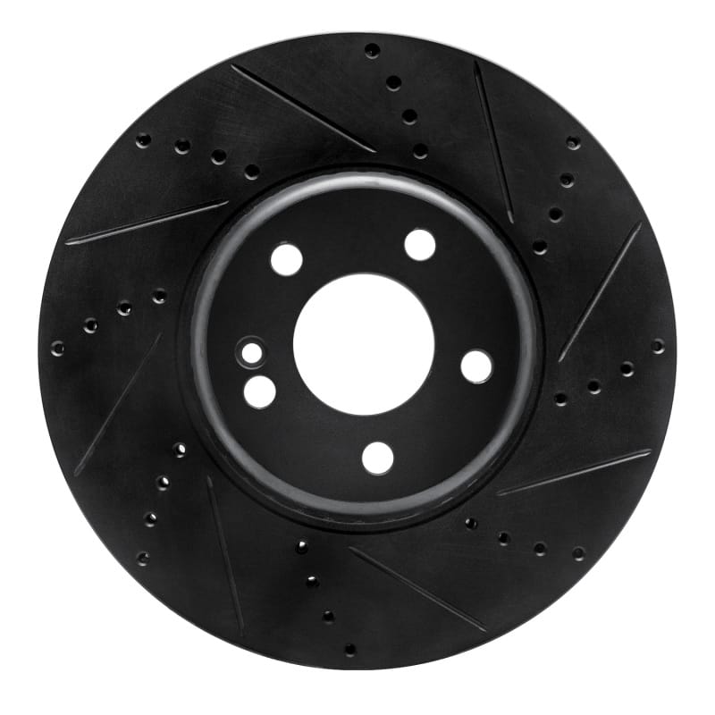 R1 Concepts — R1 15-23 Mercedes-Benz E250 Front Right Drilled & Slotted Black Brake Rotor
R1 Brake Rotor Drill