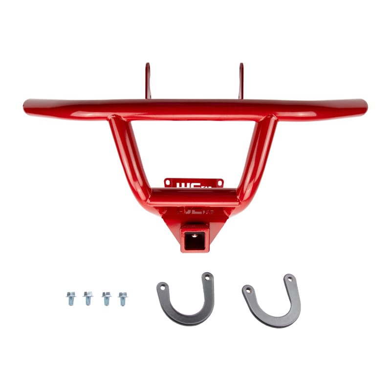 Wehrli — Wehrli 19-22 Honda Talon X/R Rear Bumper w/ Receiver Hitch - Talon Red