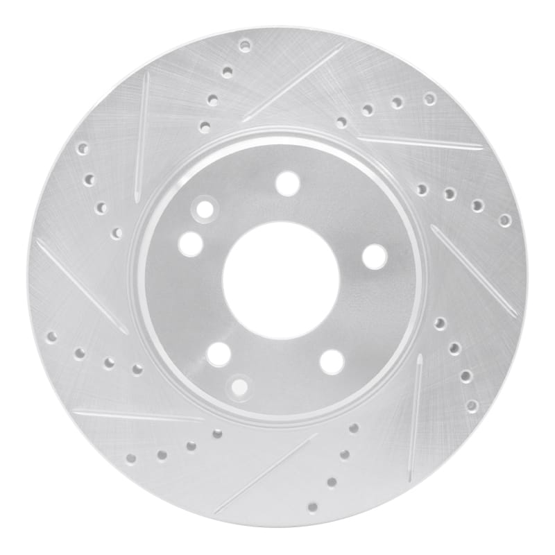R1 Concepts — R1 96-11 Chrysler Crossfire Front Left Drilled & Slotted Silver Brake Rotor
R1 Brake Rotor Drill